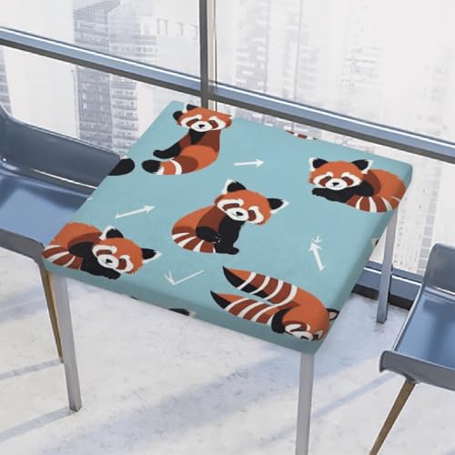 Entemne Quadratische Tischdecke mit elastischem Rand, niedliches Waschbär-Muster, Tischdecken 86 x 86 cm, wasserdichte Tischdecke für drinnen und draußen, Party, Terrassendekoration Entemne Quadratische Tischdecke mit elastischem Rand, niedliches Waschbär-Muster, Tischdecken 86 x 86 cm, wasserdichte Tischdecke für drinnen und draußen, Party, Terrassendekoration von Entemne