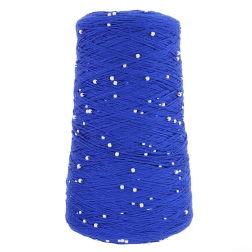 Mercerisierte Baumwollgarnrolle für Perlen-Handstricken und feine Wolle, Flechten, reine Baumwolle für den erweiterten Einsatz beim Basteln, Blau Mercerisierte Baumwollgarnrolle für Perlen-Handstricken und feine Wolle, Flechten, reine Baumwolle für den erweiterten Einsatz beim Basteln, Blau von Entgoinggo