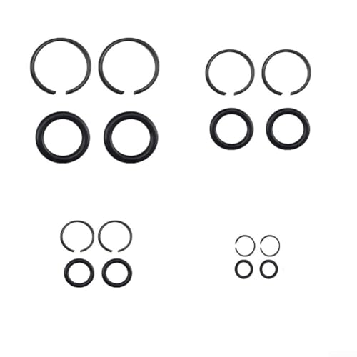 O für Ringhalter für Ringe für 1/2 Vierkantantrieb, 2 Satz, kompatibel mit elektrischen und pneumatischen Schraubenschlüsseln (1 Zoll) von Entgoinggo