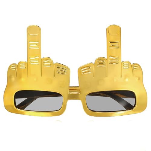 EnweiBingshi Tricky Mittelfinger Sonnenbrille, kreative Mittelfinger Flip Off Hand Form Finger alberne lustige Sonnenbrille mit Finger für Kinder Party Dekoration Foto Requisiten Kostüm (Brille 1 EnweiBingshi Tricky Mittelfinger Sonnenbrille, kreative Mittelfinger Flip Off Hand Form Finger alberne lustige Sonnenbrille mit Finger für Kinder Party Dekoration Foto Requisiten Kostüm (Brille 1 von EnweiBingshi