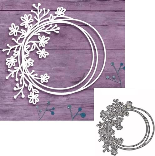 Blütenblatt-Stanzformen, Blumen-Stanzformen, Vorlagen für Bastelprojekte, Scrapbooking, Fotoalbum, dekorative geprägte Papier-Stanzformen für Kartenherstellung, Vorlage, gestanzte Blätter (runde Blütenblatt-Stanzformen, Blumen-Stanzformen, Vorlagen für Bastelprojekte, Scrapbooking, Fotoalbum, dekorative geprägte Papier-Stanzformen für Kartenherstellung, Vorlage, gestanzte Blätter (runde von Enyolidimk