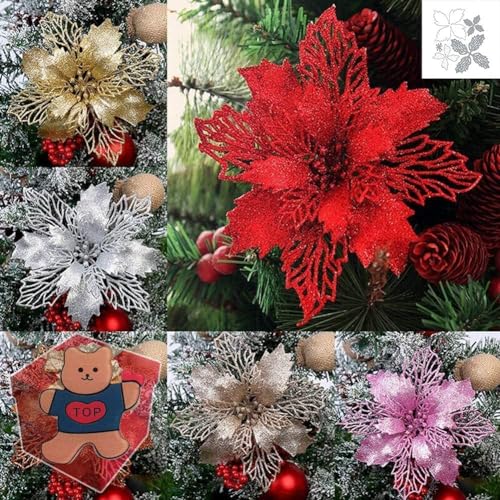 Dekorative Weihnachts-Stanzformen für Kartenherstellung, Schneeflocke, Blumenstreifen, Vorlagen für Kunsthandwerk, Scrapbooking, Fotoalbum, dekorative geprägte Papier-Stanzformen, gestanzte Blätter Dekorative Weihnachts-Stanzformen für Kartenherstellung, Schneeflocke, Blumenstreifen, Vorlagen für Kunsthandwerk, Scrapbooking, Fotoalbum, dekorative geprägte Papier-Stanzformen, gestanzte Blätter von Enyolidimk