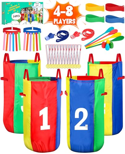 Eocolz Outdoor-Karnevalsspiele, Kartoffelsackbeutel für Kinder und Erwachsene, Eierlöffel-Rennen, 3-beinige Rennbänder, Fangschwanz-Spiele, Geburtstagsfeier, Feldtag, Familientag, Hof, Rasen, Ostern, Eocolz Outdoor-Karnevalsspiele, Kartoffelsackbeutel für Kinder und Erwachsene, Eierlöffel-Rennen, 3-beinige Rennbänder, Fangschwanz-Spiele, Geburtstagsfeier, Feldtag, Familientag, Hof, Rasen, Ostern, von Eocolz