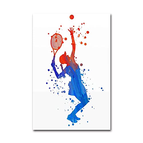 Eodyyw Diy 5D Diamond Painting Set_Aquarell Tennis Mädchensport_Malen Nach Zahlen Diamant_Arts Craft Für Home Wand-Decor_40X50Cm_Rahmenlos Eodyyw Diy 5D Diamond Painting Set_Aquarell Tennis Mädchensport_Malen Nach Zahlen Diamant_Arts Craft Für Home Wand-Decor_40X50Cm_Rahmenlos von Eodyyw