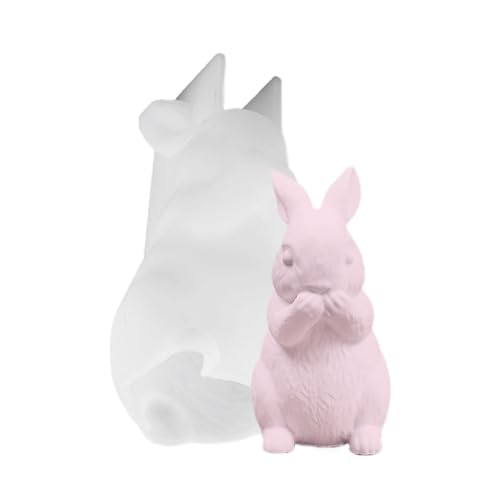 Eoixuqba 3D-Osterhasen-Silikonform – 10,8 cm, wiederverwendbare 3D-Hasen-Kerzenformen, Silikon, Epoxidharz, Gießen, Anfängerfreundliche Silikonform für Fondant, Seife, 4 Stück Eoixuqba 3D-Osterhasen-Silikonform – 10,8 cm, wiederverwendbare 3D-Hasen-Kerzenformen, Silikon, Epoxidharz, Gießen, Anfängerfreundliche Silikonform für Fondant, Seife, 4 Stück von Eoixuqba