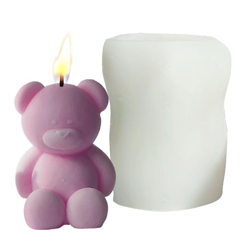 Eoixuqba Bär Kerzenform, Teddybär Silikonform, Niedliche Kerzenform Zur Kerzenherstellung, Seifenherstellung, Seife Form, Für Handgemachte Geschenke, Dekoration Eoixuqba Bär Kerzenform, Teddybär Silikonform, Niedliche Kerzenform Zur Kerzenherstellung, Seifenherstellung, Seife Form, Für Handgemachte Geschenke, Dekoration von Eoixuqba