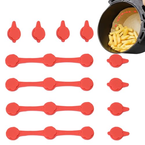Eoixuqba Luftfritteusen Magnete Für Backpapier - Backpapier Magnetverschluss Für Heißluftfritteusen | 4 Stücke Küchenhelfer Sicher Für Hausbäcker Familienpicknick Hochzeitsempfang von Eoixuqba