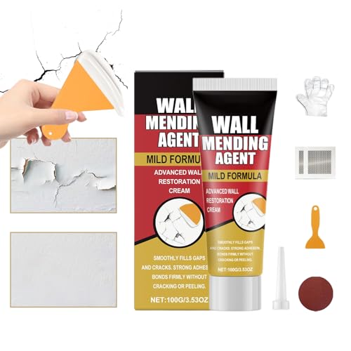Eojpdji Drywall Repair Kit - Wandrisse Füllspachtel - Universelle Textur Paste für Tür Schrank Nagelloch Riss Sockel Badezimmer Decke Heimwerken Eojpdji Drywall Repair Kit - Wandrisse Füllspachtel - Universelle Textur Paste für Tür Schrank Nagelloch Riss Sockel Badezimmer Decke Heimwerken von Eojpdji