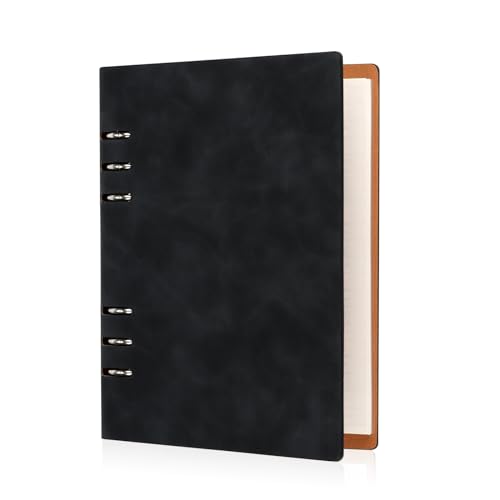 EooUooIP Doppelseitiges Schwarzes A5-Spiralnotizbuch, Verdicktes Papier, 100 Blatt/200 Seiten, Perfekt Zum Lernen und für Notizen, Robust und Flexibel. EooUooIP Doppelseitiges Schwarzes A5-Spiralnotizbuch, Verdicktes Papier, 100 Blatt/200 Seiten, Perfekt Zum Lernen und für Notizen, Robust und Flexibel. von EooUooIP