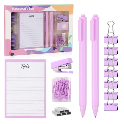 EooUooIP Schreibtischzubehör Binder Set,Praktisches Und Schönes lavendel lila,Bürobedarf Set,Hefter,Locher,Büroklammern Und Kugelschreiber Für Büroangestellte Studenten. EooUooIP Schreibtischzubehör Binder Set,Praktisches Und Schönes lavendel lila,Bürobedarf Set,Hefter,Locher,Büroklammern Und Kugelschreiber Für Büroangestellte Studenten. von EooUooIP