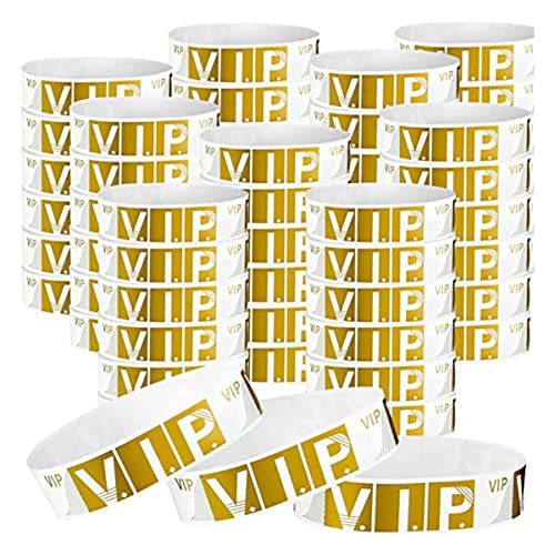 Eouayoree 500 StüCk VIP-ArmbäNder Leichte Event-ArmbäNder Personalisierte Party-ArmbäNder Farbiges Wasserdichtes Armband von Eouayoree