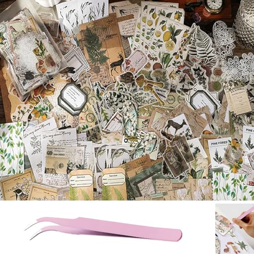 Eowppue 260-Journaling Kits für DIY - Leistungsfähige Scrapbooking Supplies, Junk Journaling Tools, Vintage Stamps & Junk Journal Stickers Set Eowppue 260-Journaling Kits für DIY - Leistungsfähige Scrapbooking Supplies, Junk Journaling Tools, Vintage Stamps & Junk Journal Stickers Set von Eowppue