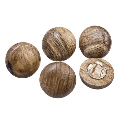 10mm-22mm runde Holzknöpfe 10 Stk, Farbe 11, 11mm 10 Stk von Eoyajsze