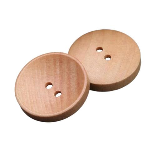 10mm-25mm Holzknöpfe, Farbe 8, 11,5mm 20 Stk von Eoyajsze