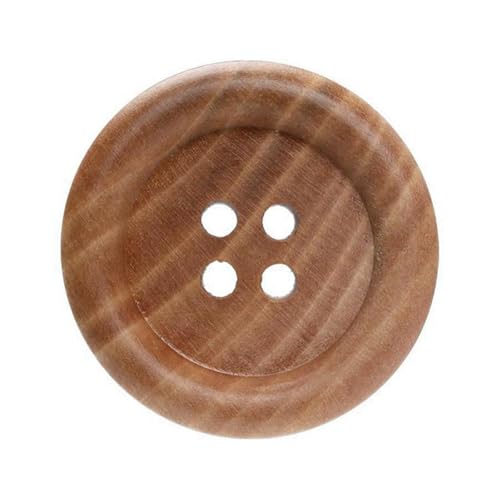 10mm-25mm Holzknöpfe 10 Stk, Farbe 1, 11mm 10 Stk von Eoyajsze