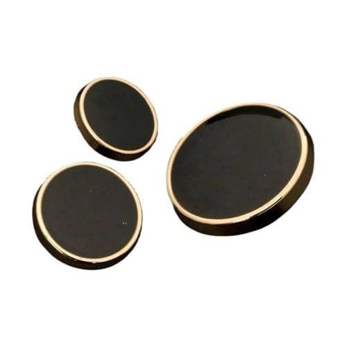 10mm-25mm flache Metallknopf-Mantelknöpfe, handgenähte Knöpfe, Farbe 2, 11,5mm 6 Stk von Eoyajsze