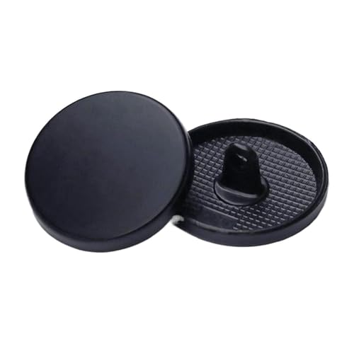 10mm-30mm Metallknöpfe, runde Knöpfe, Kleidung, verziert mit goldenen Knöpfen, Mattschwarz-p, 28mm 6 Stk von Eoyajsze