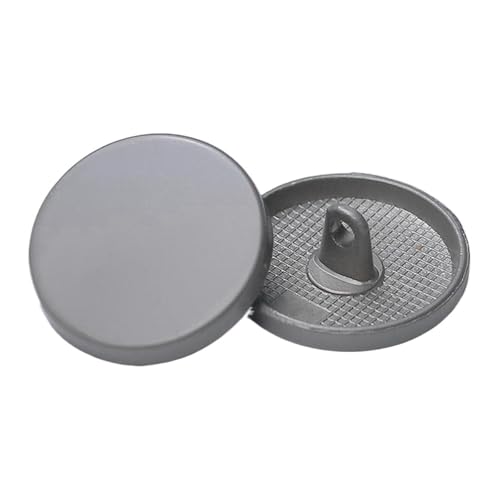 10mm-30mm Metallknöpfe, runde Knöpfe, Kleidung, verziert mit goldenen Knöpfen, Mattsilber-p, 20mm 4 Stk von Eoyajsze