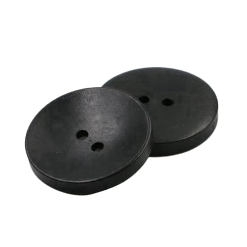 10mm-38mm runde Holzknöpfe, Farbe 1, 22,5mm 6 Stk von Eoyajsze