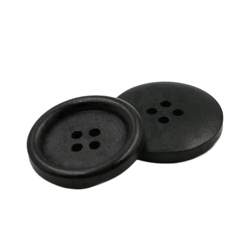 10mm-38mm runde Holzknöpfe, Farbe 3, 18mm 6 Stk von Eoyajsze