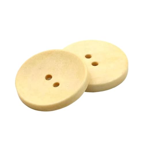 10mm-38mm runde Holzknöpfe, Farbe 5, 22,5mm 6 Stk von Eoyajsze