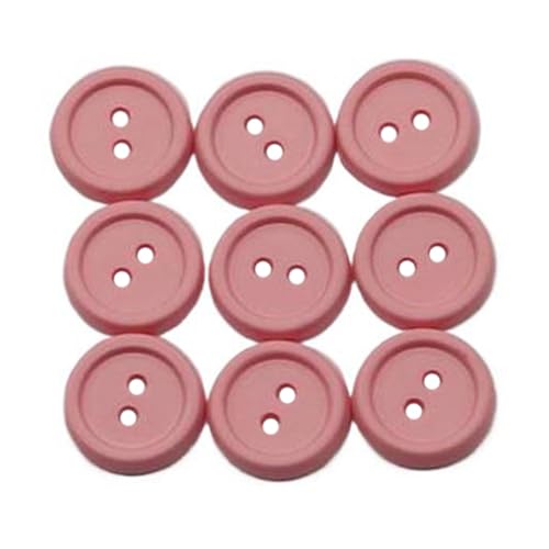 11,3mm runde Harzknöpfe mit zwei Löchern, Farbe 4, 11,3mm 10 Stk von Eoyajsze