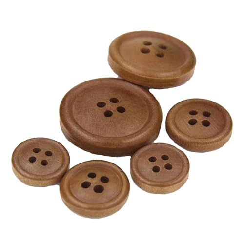 11,5mm/12,5mm/15mm/18mm/20mm Holzknopf, Farbe 1, 12,5mm 10 Stk 11,5mm/12,5mm/15mm/18mm/20mm Holzknopf, Farbe 1, 12,5mm 10 Stk von Eoyajsze