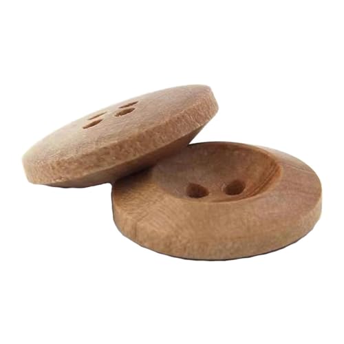 11,5mm/12,5mm/15mm/20mm/25mm Vierloch-Holzknopf, Farbe 1, 25mm 50 Stk 11,5mm/12,5mm/15mm/20mm/25mm Vierloch-Holzknopf, Farbe 1, 25mm 50 Stk von Eoyajsze