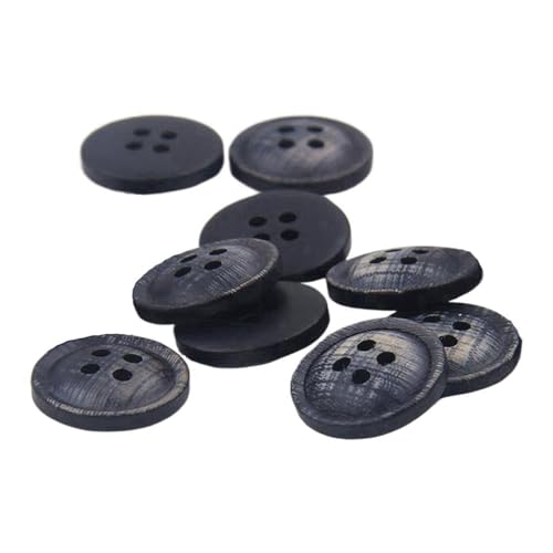11,5mm/15mm/20mm Holzknöpfe mit vier Löchern, Farbe 2, 20mm 6 Stk 11,5mm/15mm/20mm Holzknöpfe mit vier Löchern, Farbe 2, 20mm 6 Stk von Eoyajsze
