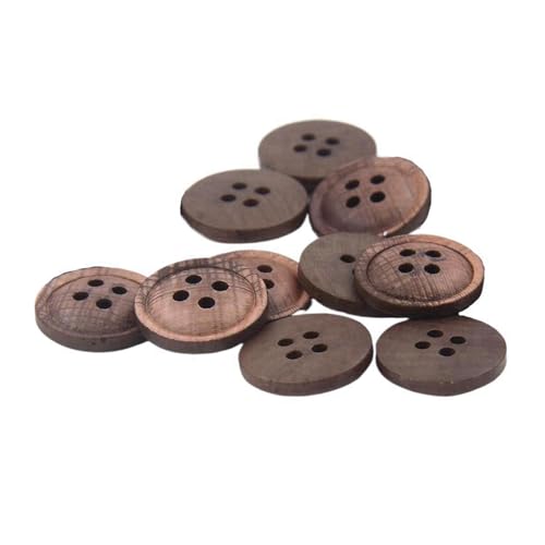 11,5mm/15mm/20mm Holzknöpfe mit vier Löchern, Farbe 5, 15mm 8 Stk 11,5mm/15mm/20mm Holzknöpfe mit vier Löchern, Farbe 5, 15mm 8 Stk von Eoyajsze