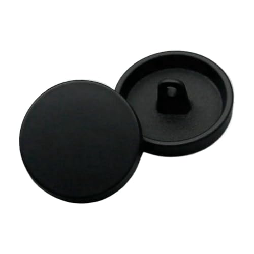 11,5mm-30mm glänzende Metallknöpfe, runde, flache Knöpfe, Mattschwarz, 18mm 6 Stk 11,5mm-30mm glänzende Metallknöpfe, runde, flache Knöpfe, Mattschwarz, 18mm 6 Stk von Eoyajsze