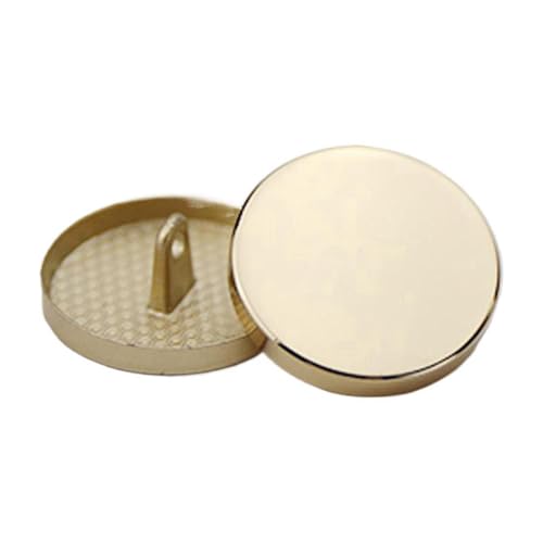 11mm/12mm/15mm/18mm/20mm/23mm/25mm/28mm/30mm flacher Metallknopf, P-Gold, 11mm 4 Stk 11mm/12mm/15mm/18mm/20mm/23mm/25mm/28mm/30mm flacher Metallknopf, P-Gold, 11mm 4 Stk von Eoyajsze