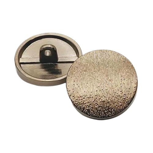 11mm/12mm/15mm/18mm/20mm/23mm/25mm/28mm/30mm flacher Metallknopf, Z-Gold, 20mm 4 Stk 11mm/12mm/15mm/18mm/20mm/23mm/25mm/28mm/30mm flacher Metallknopf, Z-Gold, 20mm 4 Stk von Eoyajsze