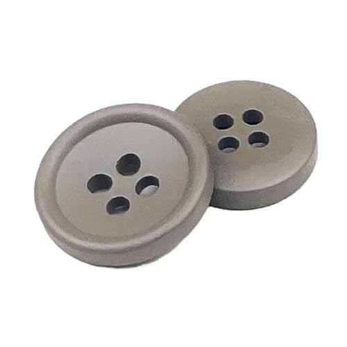 11mm–17,5mm große Harzknöpfe, rund, mit vier Löchern, Farbe 17, 17,5mm 10 Stk 11mm–17,5mm große Harzknöpfe, rund, mit vier Löchern, Farbe 17, 17,5mm 10 Stk von Eoyajsze