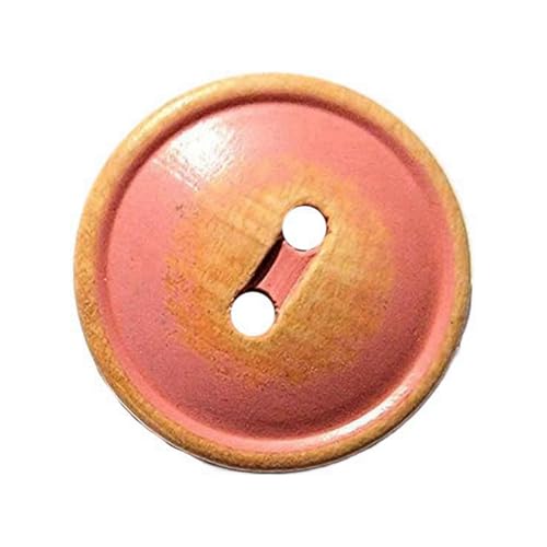 12,5mm/15mm/18mm verzierte Holzknöpfe, Farbe 2, 18mm 12 Stk von Eoyajsze