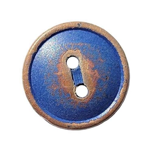 12,5mm/15mm/18mm verzierte Holzknöpfe, Farbe 3, 12,5mm 12 Stk von Eoyajsze