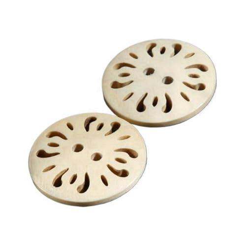 12,5mm-38mm Holzknöpfe, runde Knöpfe, Farbe 1, 25mm 10 Stk von Eoyajsze