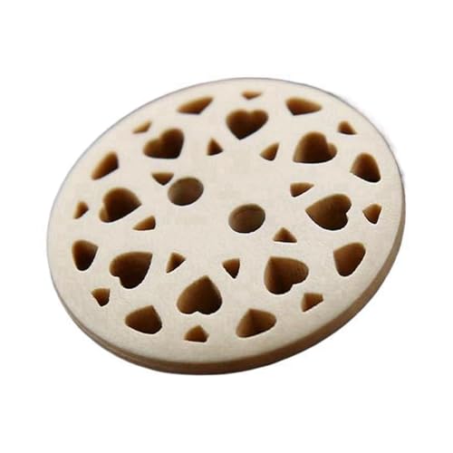 12,5mm-38mm Holzknopf, Farbe 1, 20mm 10 Stk von Eoyajsze