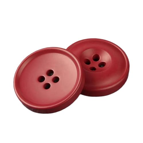 15-30mm runde Harzknöpfe mit vier Löchern, Farbe 6, 25mm 10 Stk von Eoyajsze