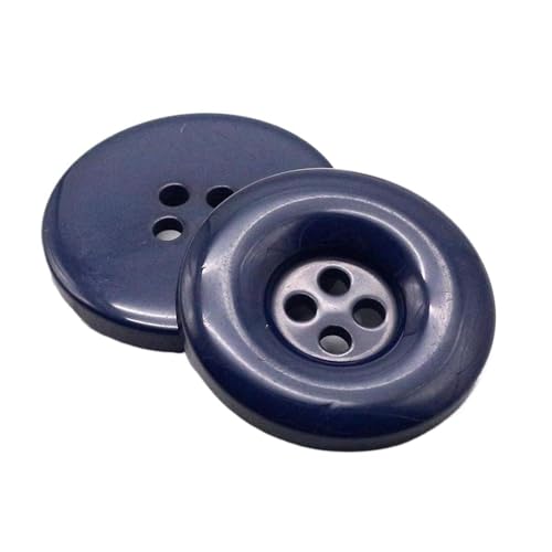 15-38mm runde Knöpfe aus Kunstharz mit vier Löchern, Farbe 3, 38mm 5 Stk von Eoyajsze