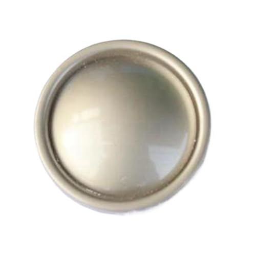 15mm/17mm/20mm/22mm/23mm/25mm/28mm/30mm runde Metallknöpfe zum Aufnähen, Silber, 22mm 6 Stk von Eoyajsze
