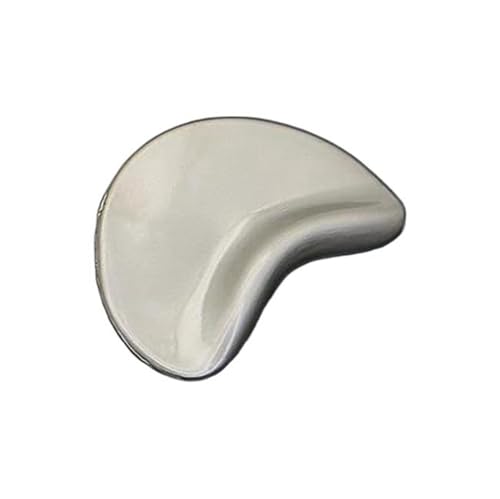 20mm/25mm/30mm Metallknöpfe, handgenähte Knopfmäntel, dekorative Knöpfe, Silber, 20mm 6 Stk von Eoyajsze