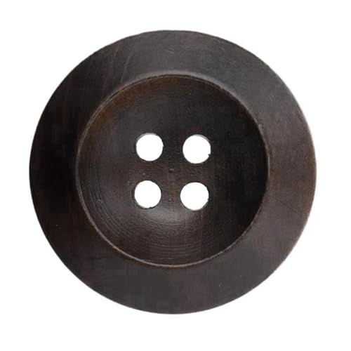 20mm/25mm Holzknöpfe 10 Stk, Farbe 1, 25mm 10 Stk von Eoyajsze