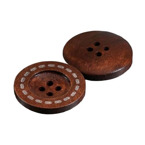 9mm-38mm Holzknopf-Cardigan-Knopf, Farbe 4, 18mm 10 Stk 9mm-38mm Holzknopf-Cardigan-Knopf, Farbe 4, 18mm 10 Stk von Eoyajsze