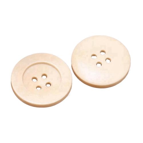 9mm-38mm runde Holzknöpfe, Farbe 1, 18mm 10 Stk von Eoyajsze