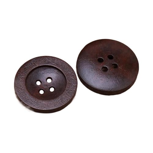 9mm-38mm runde Holzknöpfe, Farbe 6, 28mm 10 Stk von Eoyajsze