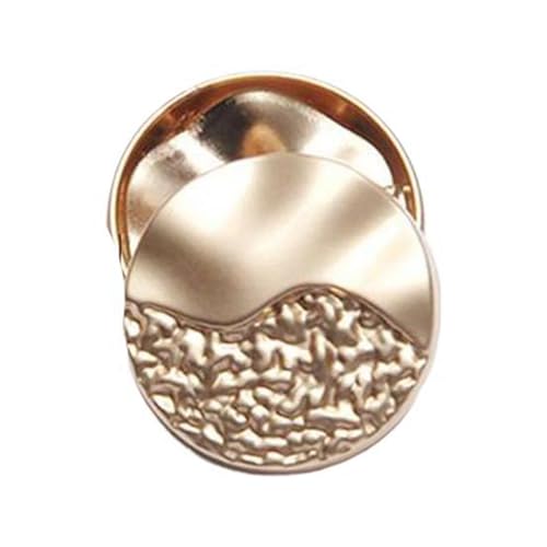 Handgenähte Metallknöpfe, weibliche goldene unregelmäßige Knöpfe, Farbe 16, 25mm 5 Stk Handgenähte Metallknöpfe, weibliche goldene unregelmäßige Knöpfe, Farbe 16, 25mm 5 Stk von Eoyajsze