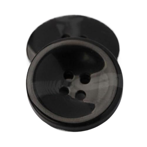 Harzknöpfe, 15–34mm, rund, mit vier Löchern, Farbe 31, 25mm 10 Stk von Eoyajsze