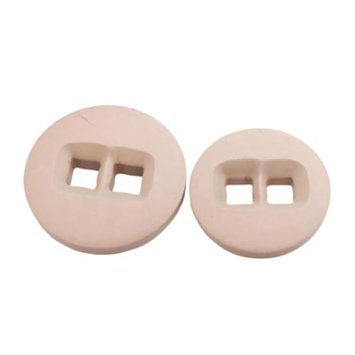 Harzknöpfe 11,4mm-30,5mm mit zwei/vier Löchern, Farbe 1, 21mm 5 Stk von Eoyajsze