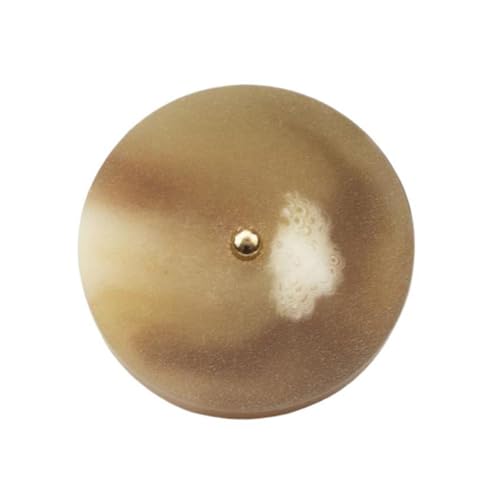Harzknöpfe 15mm-30mm rund mit Schaft, Farbe 5, 22mm 5 Stk von Eoyajsze